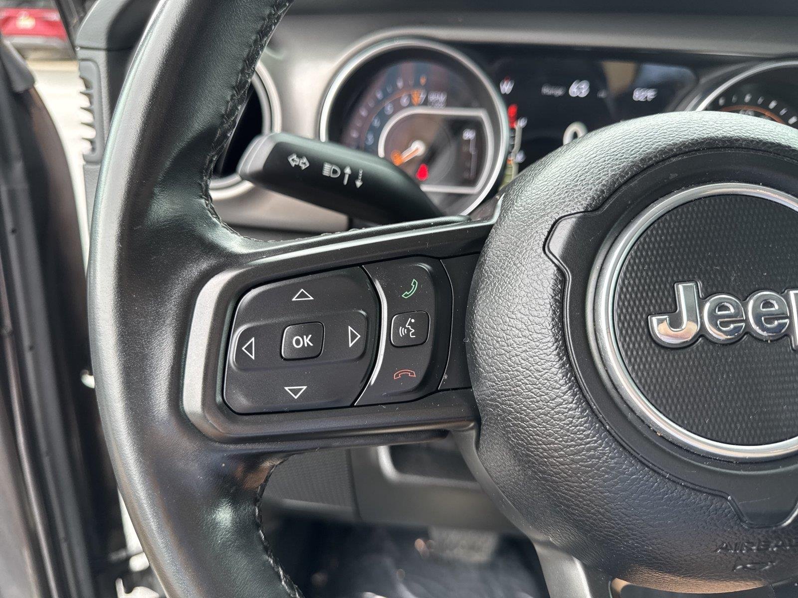 Used 2021 Granite Crystal Metallic Clearcoat Jeep Sport S image 20