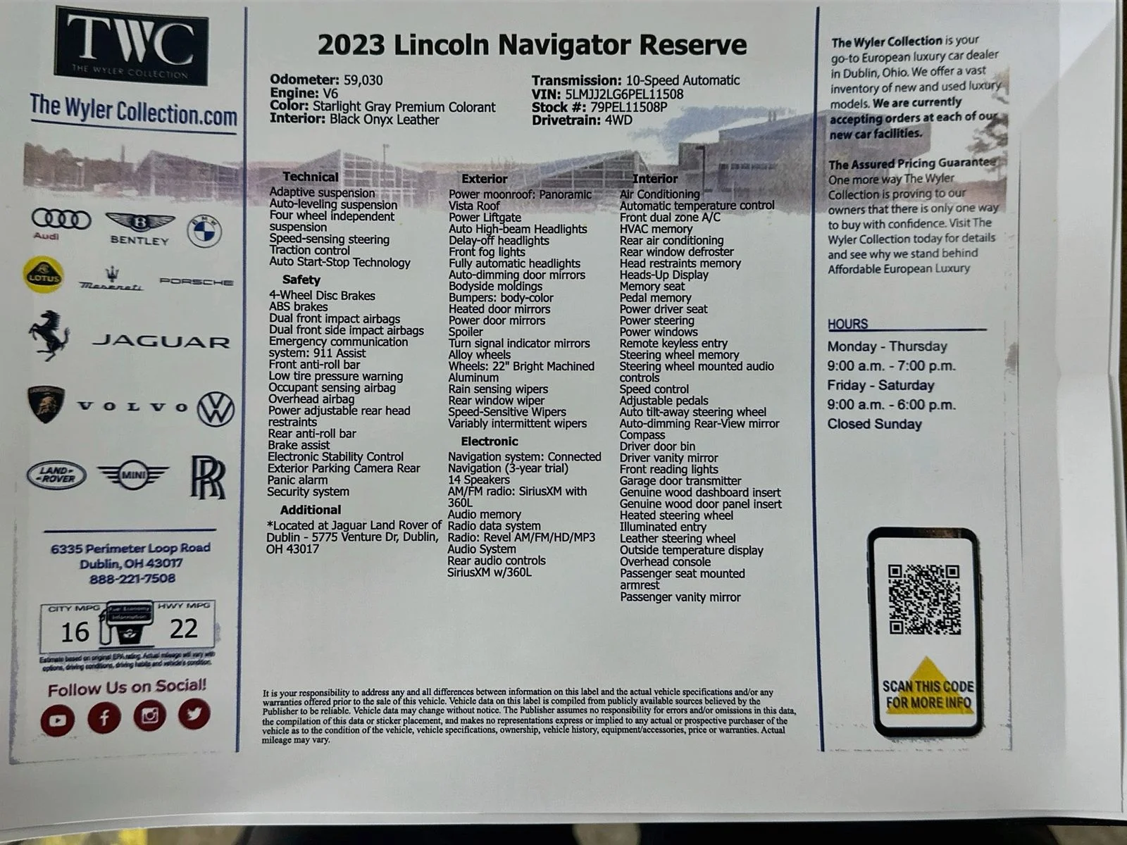 Used 2023 Gray Lincoln  image 49