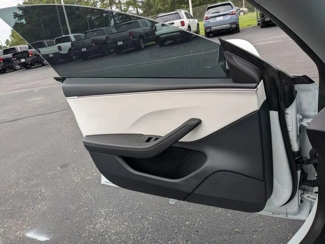 Used 2025 Pearl White Multi-Coat Tesla Long Range image 14
