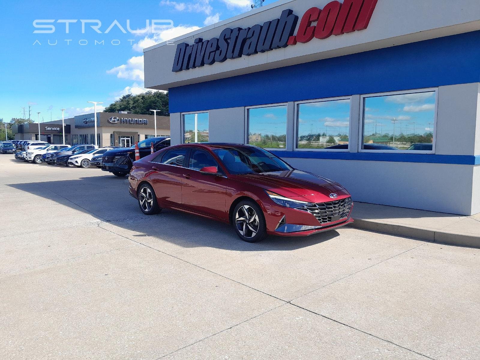 Certified Used 2023 Ultimate Red Hyundai Limited image 2