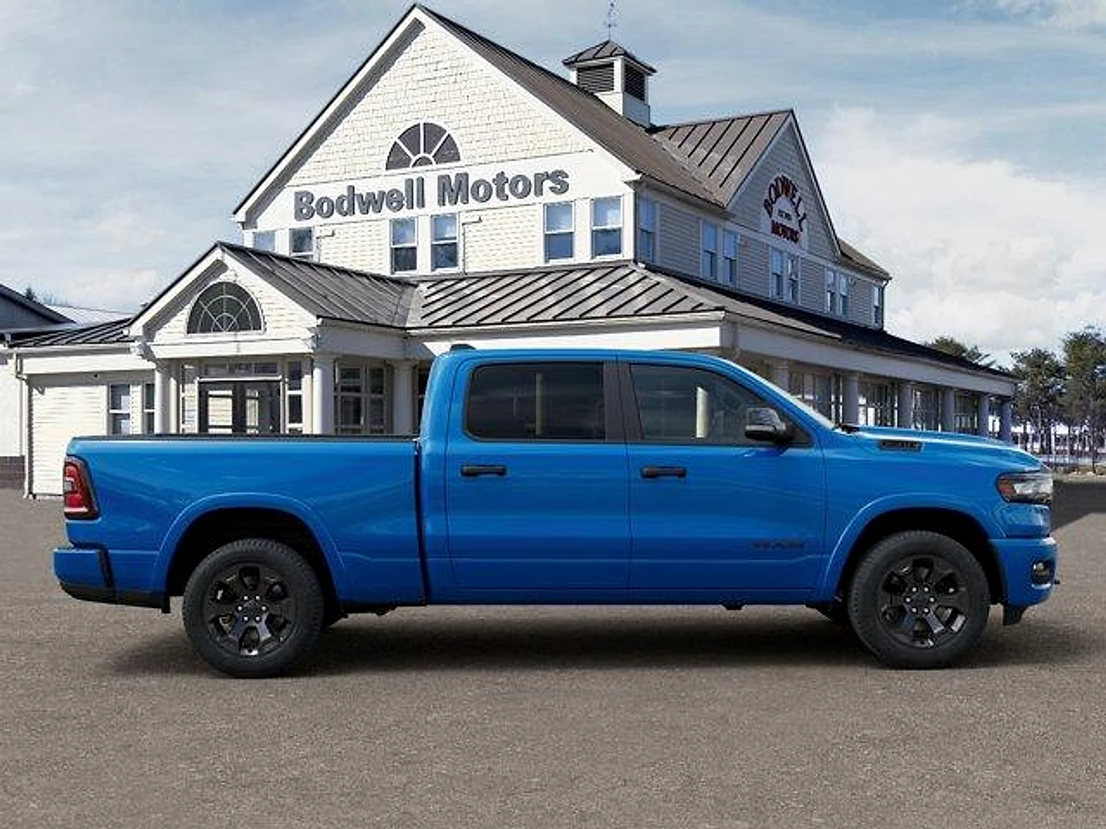 New 2026 Hydro Blue Pearlcoat RAM Big Horn Crew Cab 4x4 6