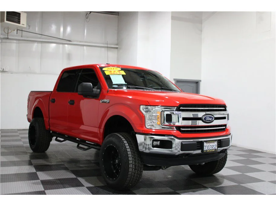 Used 2018 Red Ford XLT Pickup 4D 5 1/2 ft image 3