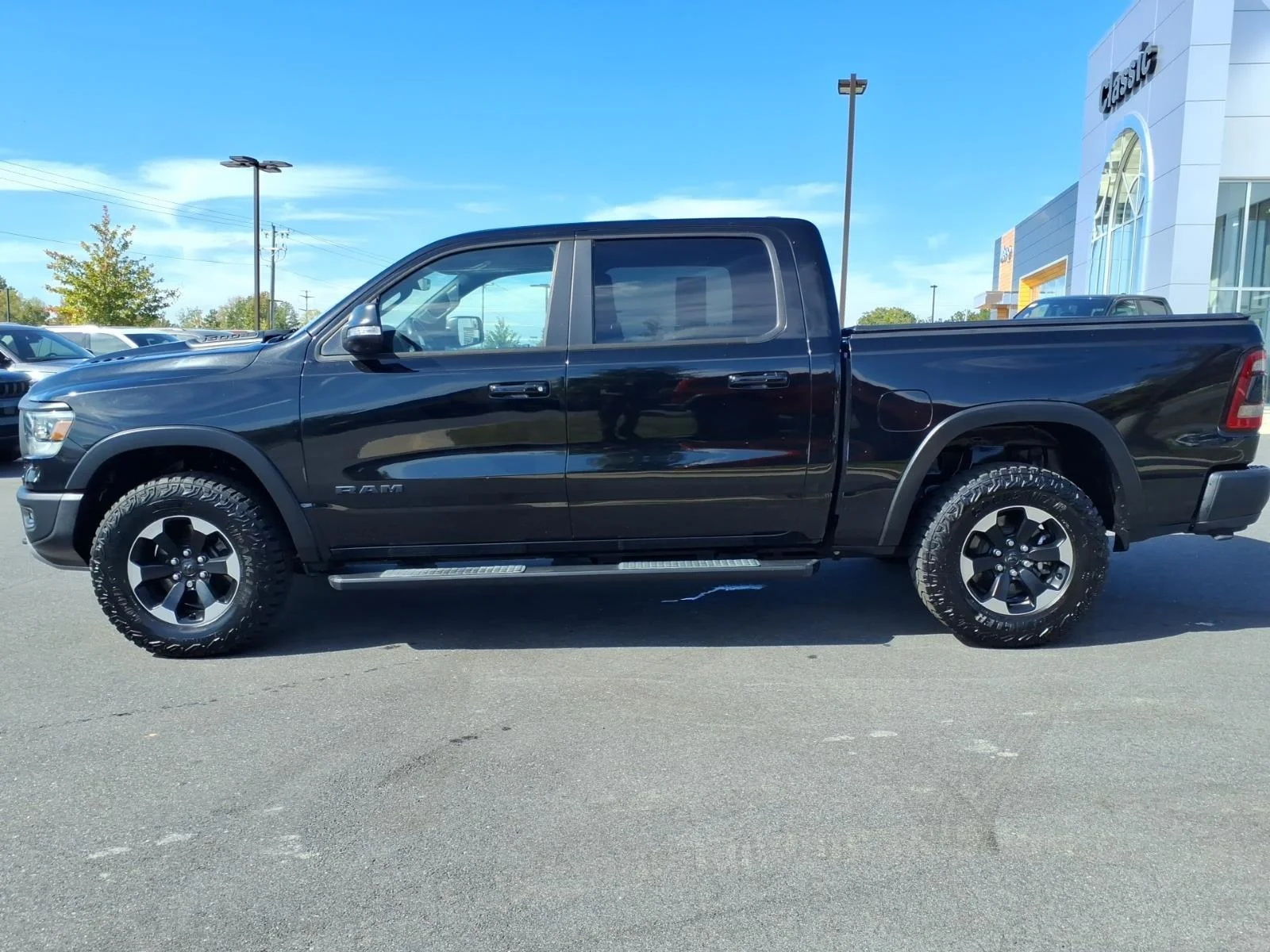 Used 2020 Diamond Black Crystal Pearlcoat Ram Rebel image 3
