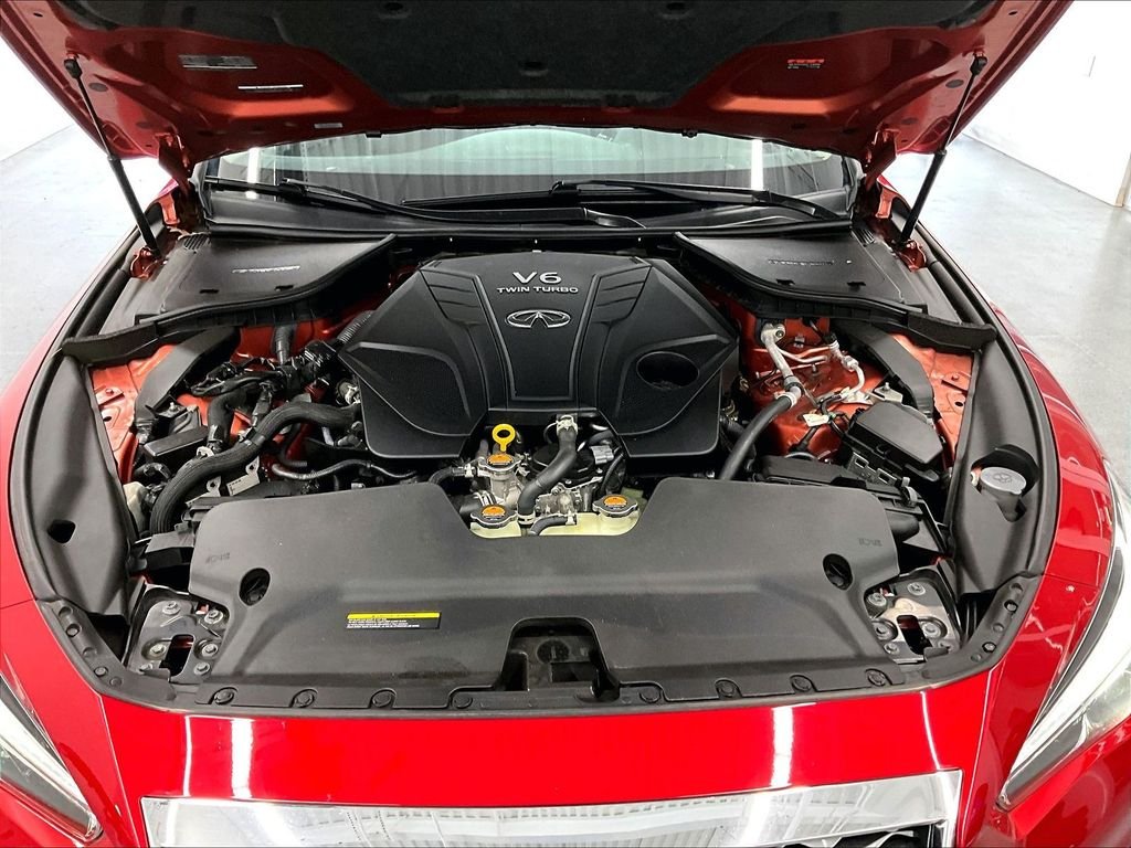 Used 2023 Dynamic Sunstone Red INFINITI LUXE image 28