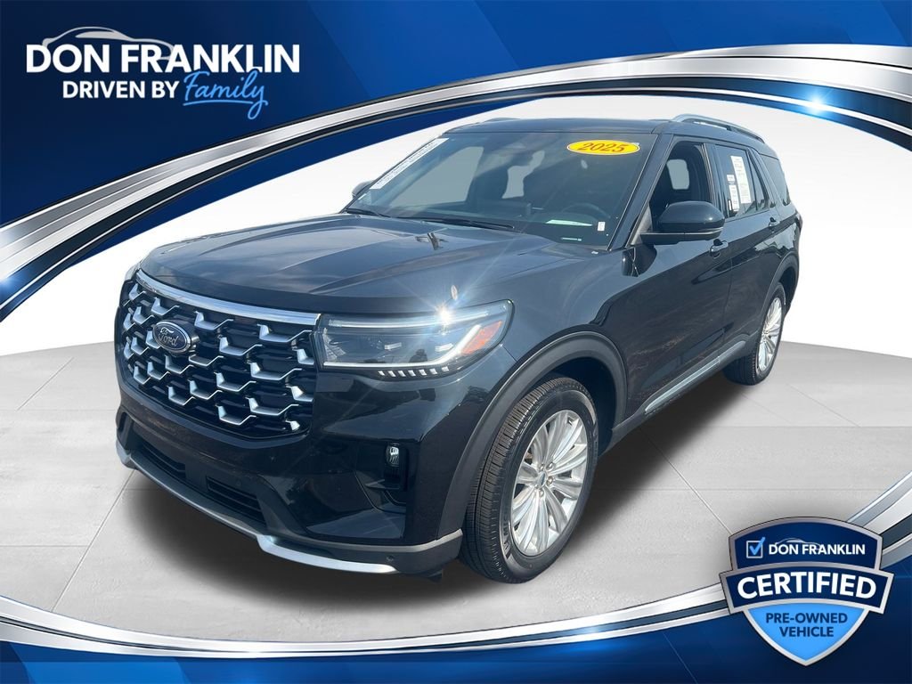 Used 2025 Black Ford Platinum image 1