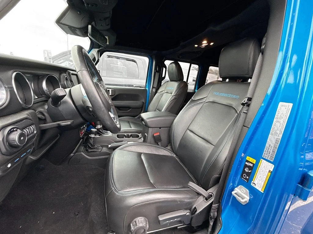 Used 2022 Blue Jeep Unlimited Rubicon 4xe image 23