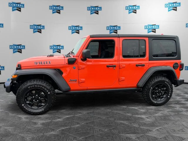 Certified Used 2023 Orange Jeep Willys 4xe image 3