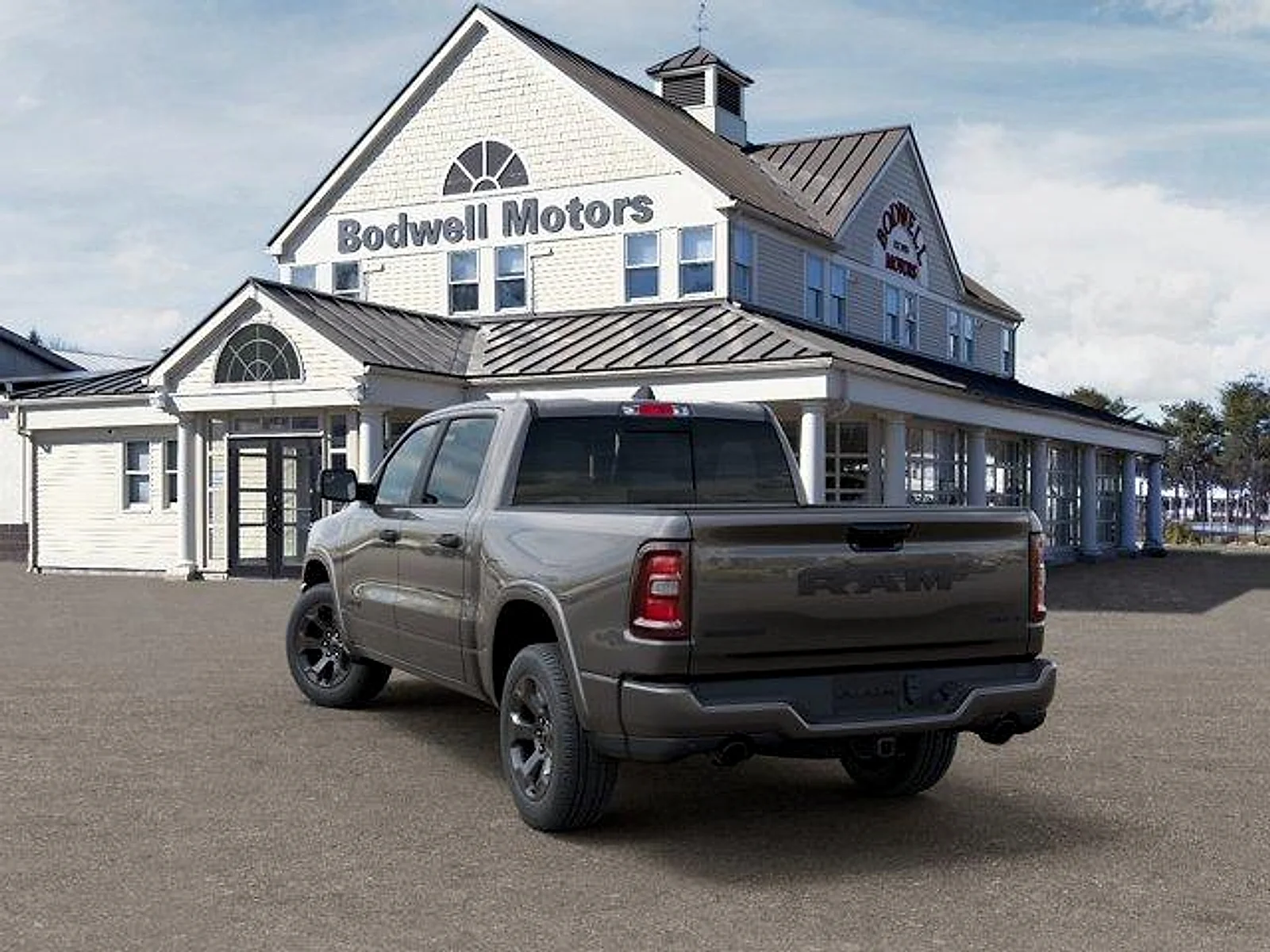New 2026 Granite Crystal Metallic Clear-Coat Exterior Paint RAM Big Horn Quad Cab 4x2 6