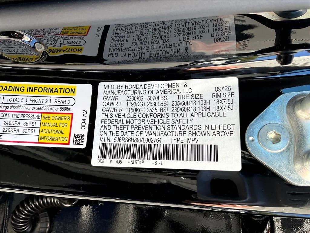 New 2027 Crystal Black Pearl Honda Sport-L Hybrid AWD image 20