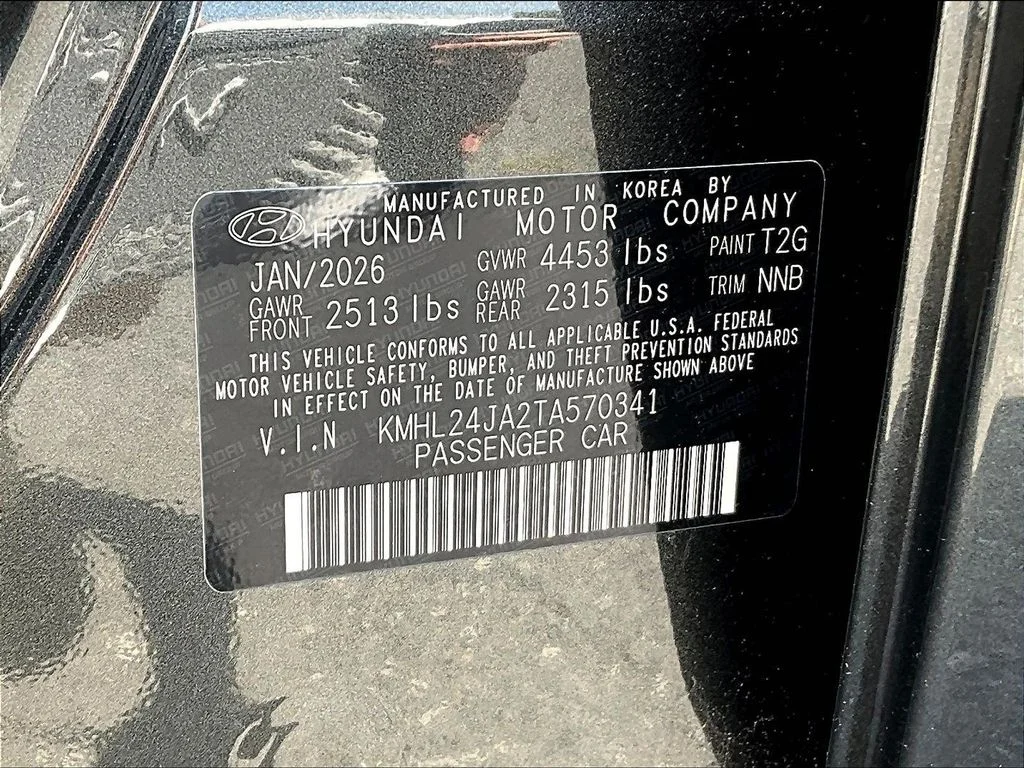 New 2026 Gray Hyundai SE image 8
