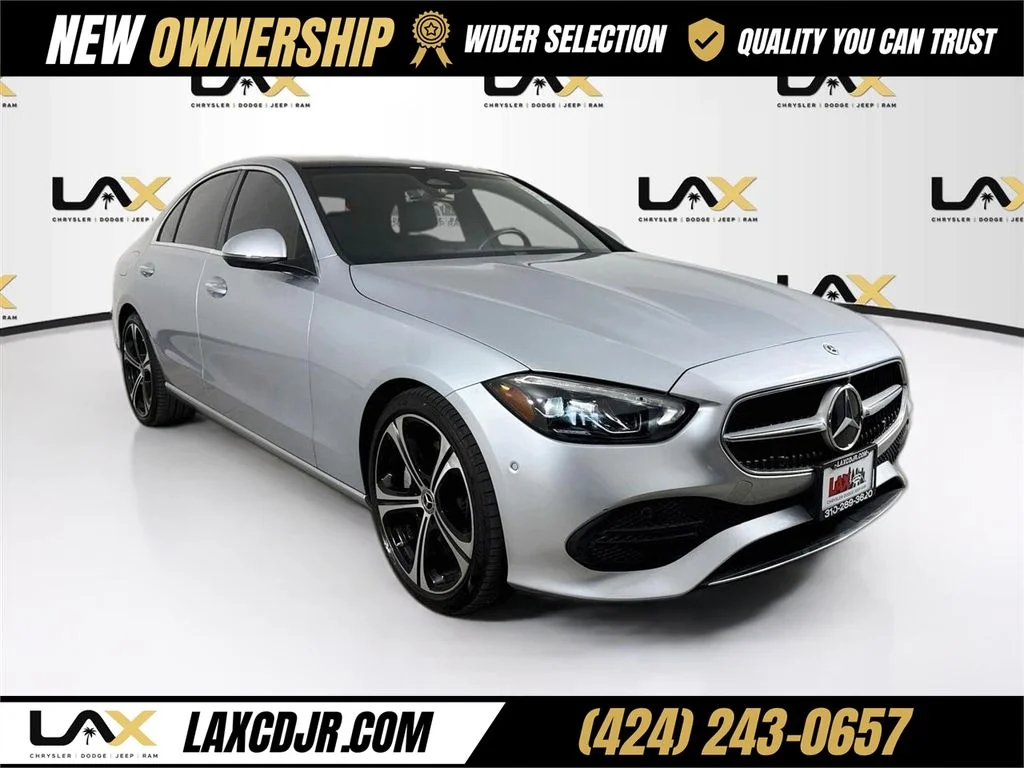 Used 2022 Silver Mercedes-Benz C 300 image 1