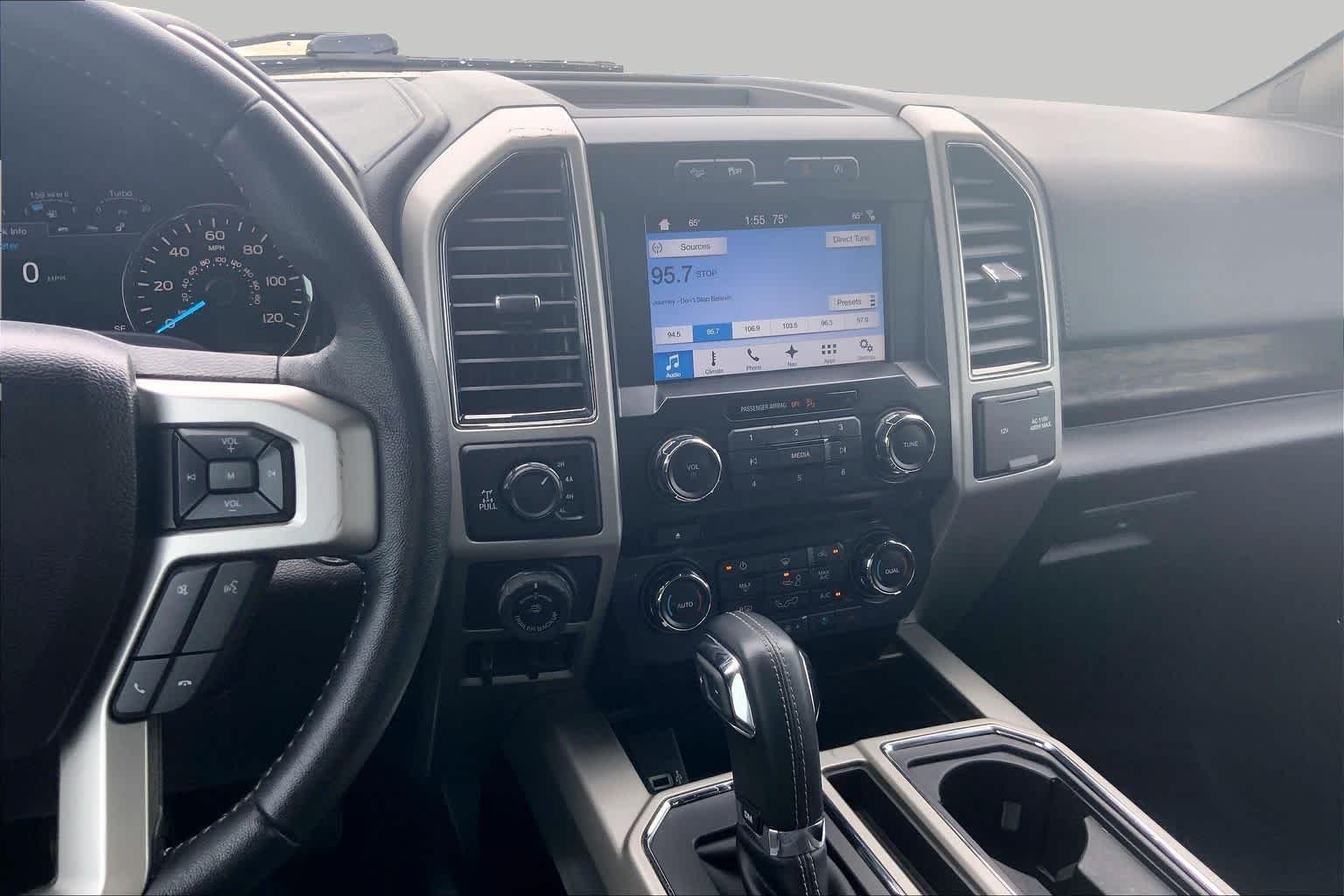 Used 2018 Shadow Black Ford LARIAT image 7