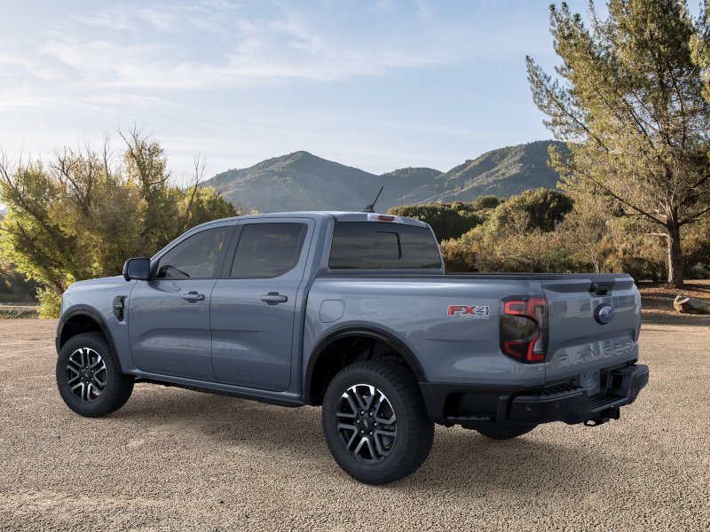New 2025 Azure Gray Metallic Tri-coat Ford LARIAT® image 4
