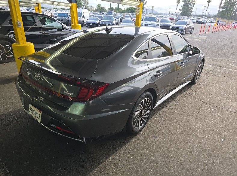 Used 2022 Hyundai Sonata Hybrid SEL with VIN KMHL34JJ7NA050734 for sale in Kansas City