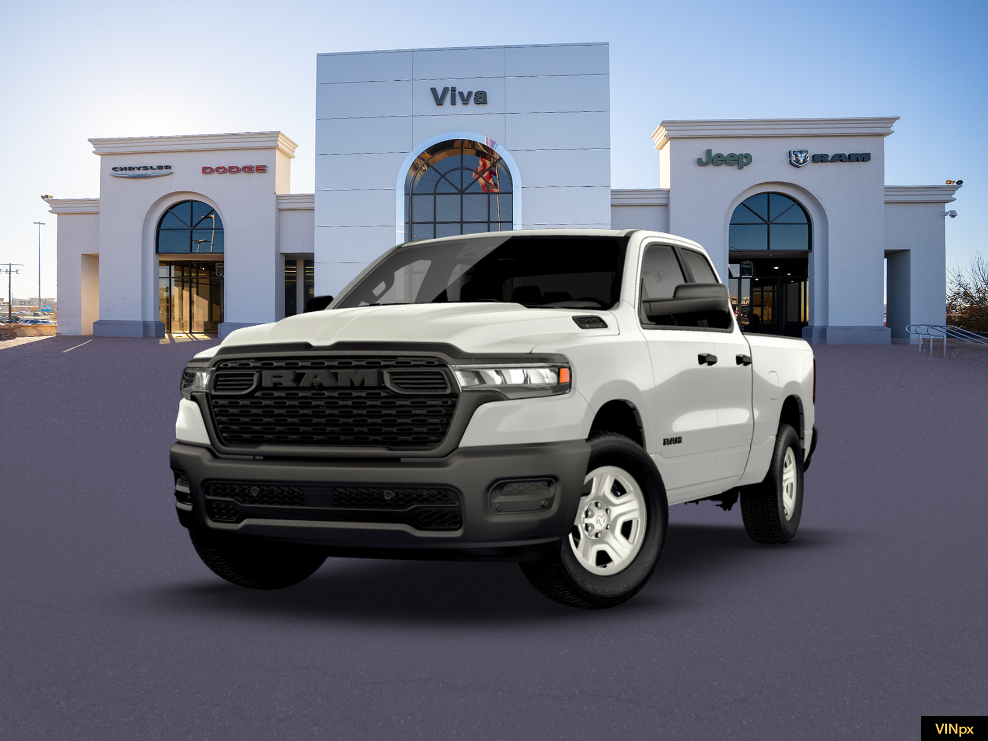 New 2026 Bright White Clearcoat RAM Tradesman image 1