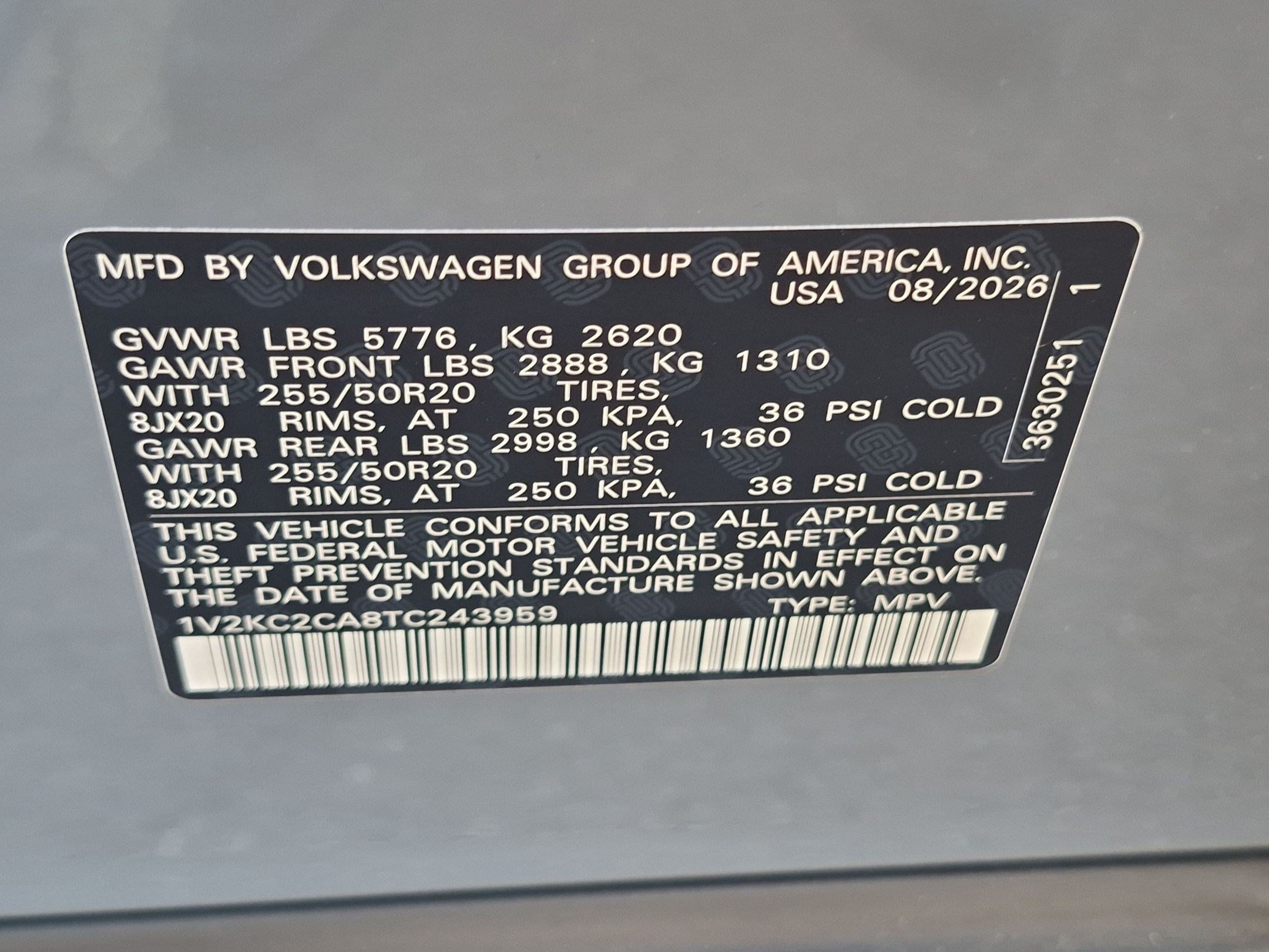 New 2026 Pure Gray Volkswagen 2.0T SE w/Technology image 16