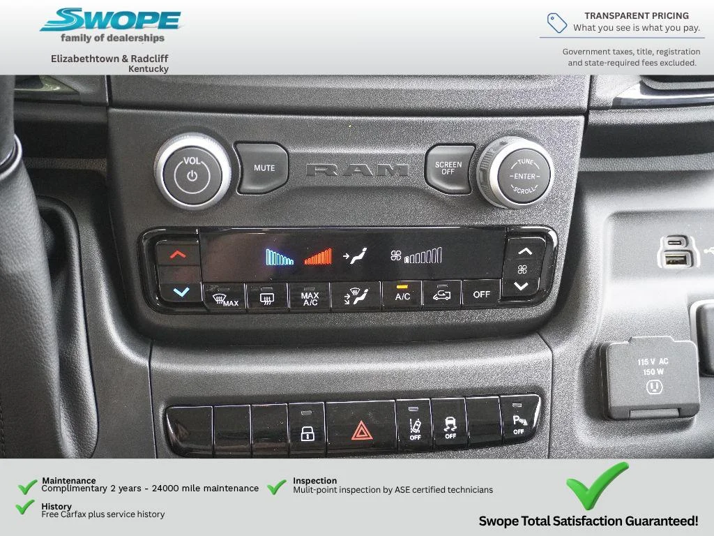 New 2025 Bright White Clearcoat RAM Tradesman image 18