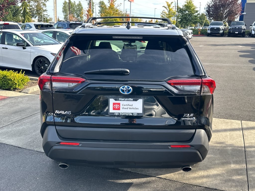 Used 2021 Midnight Black Metallic Toyota XLE image 4