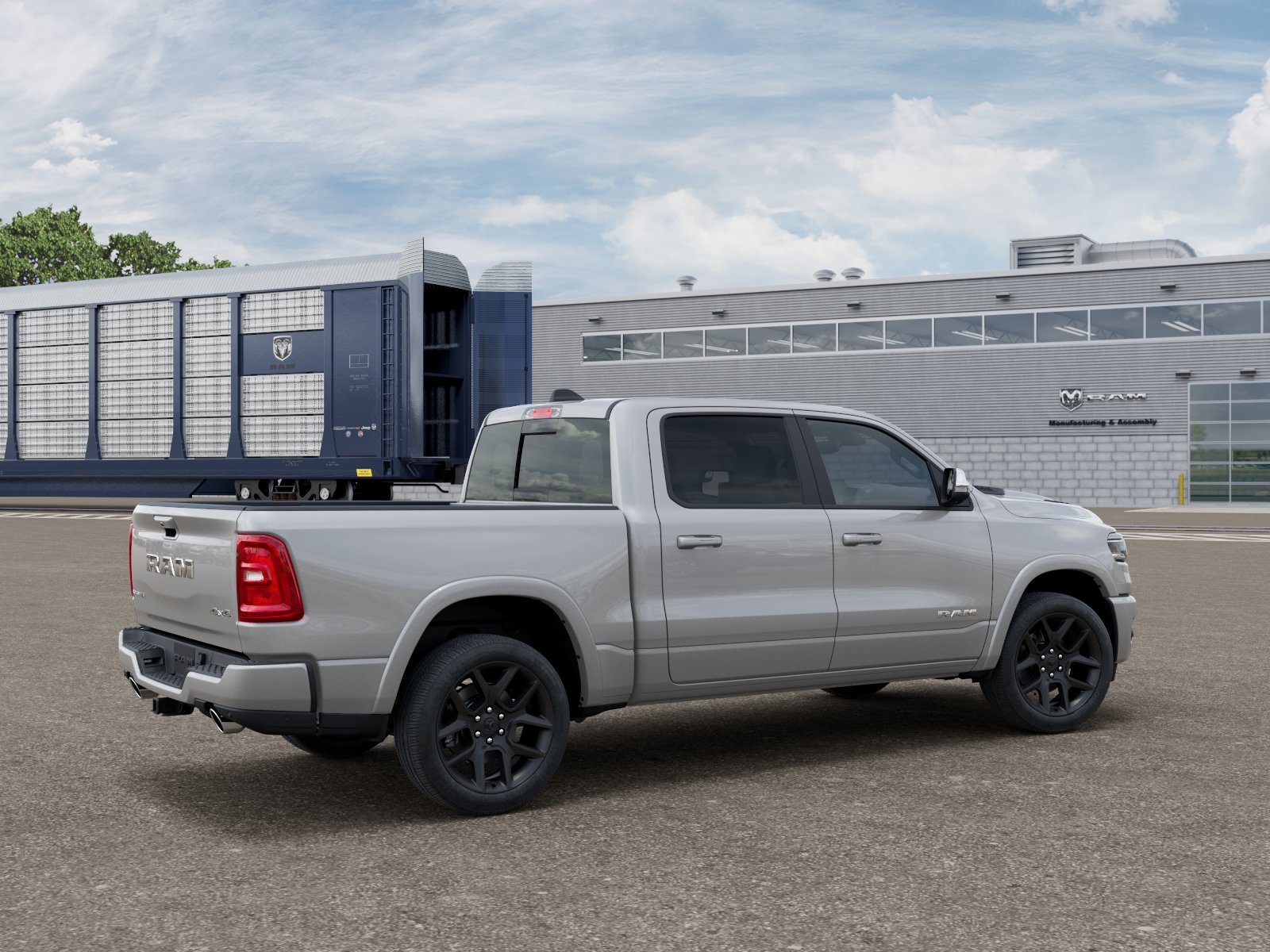 New 2026 Silver Zynith Exterior Paint RAM Laramie image 2