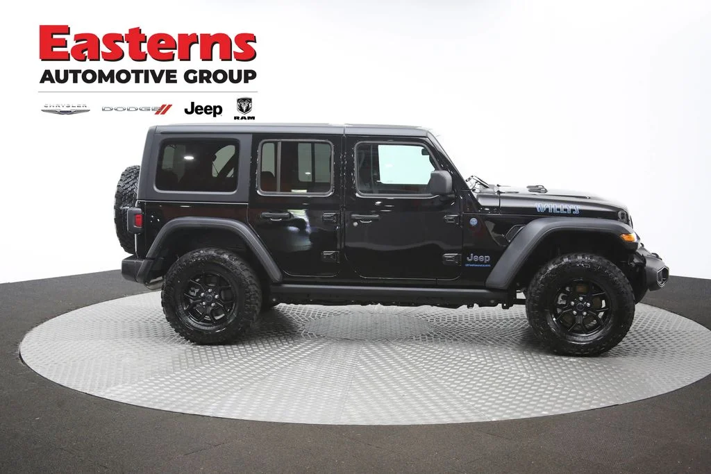 Used 2025 Black Jeep Willys 4xe image 46