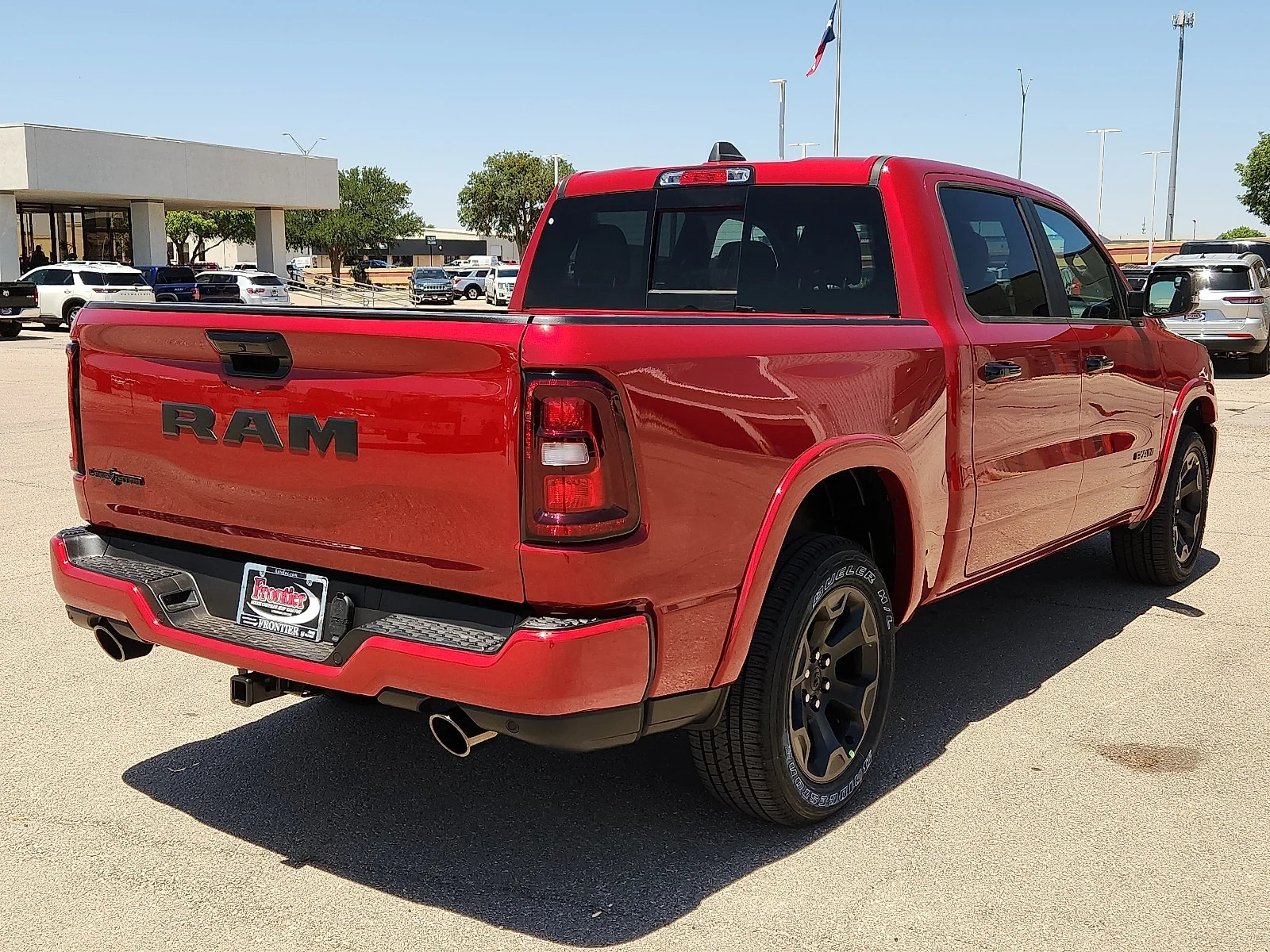 New 2026 Molten Red Pearl-Coat  Paint Ram LONE STAR CREW CAB 4X2 5
