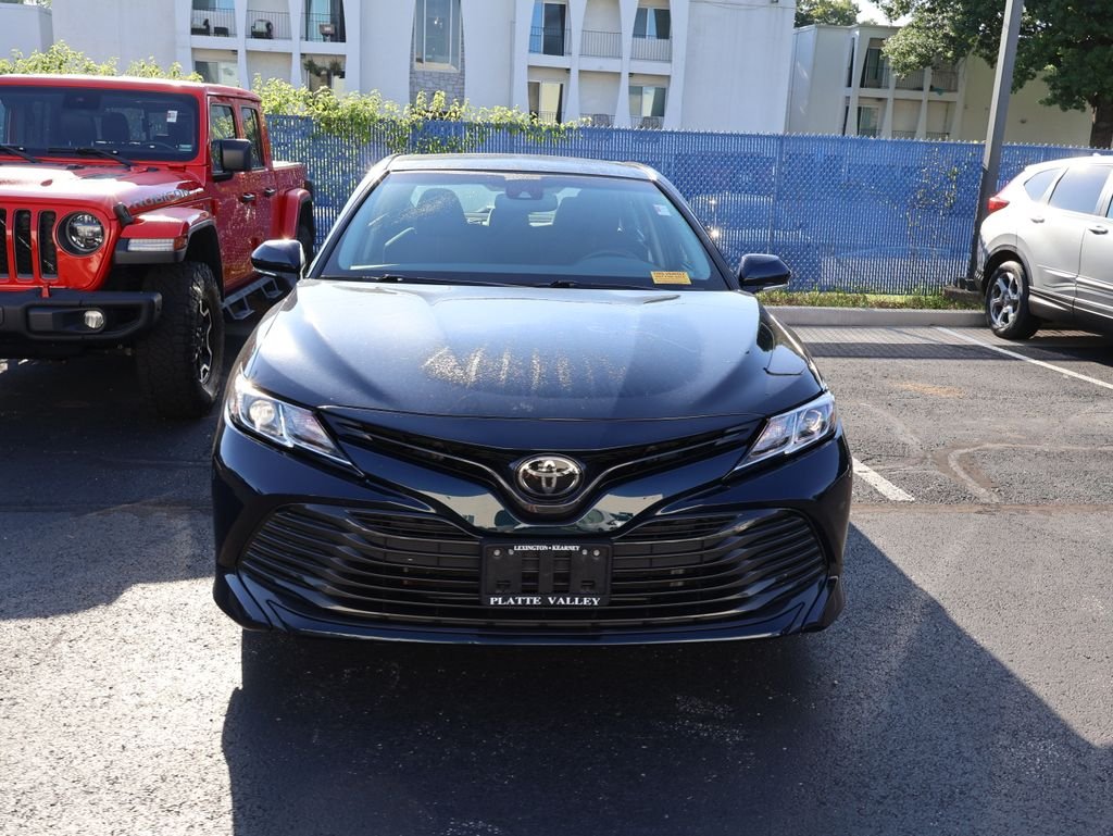 Used 2018 Blue Toyota LE image 2