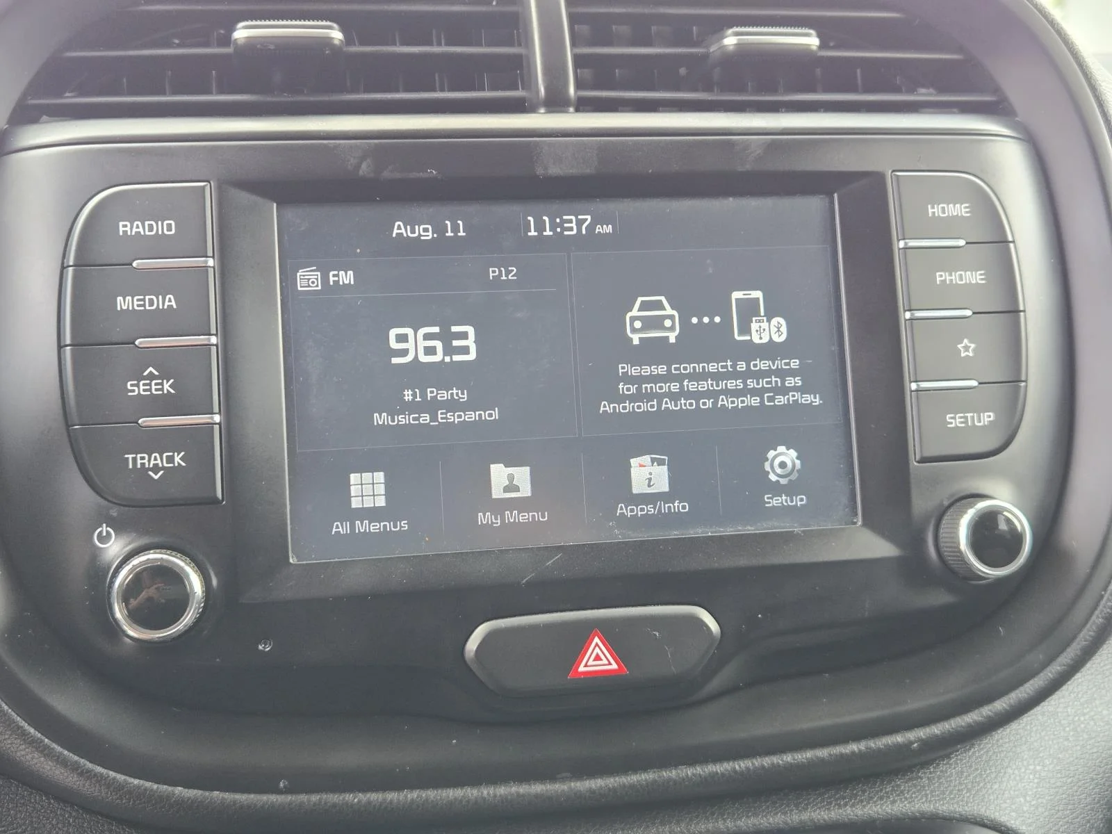 Used 2020 Sparkling Silver Kia LX Manual image 10