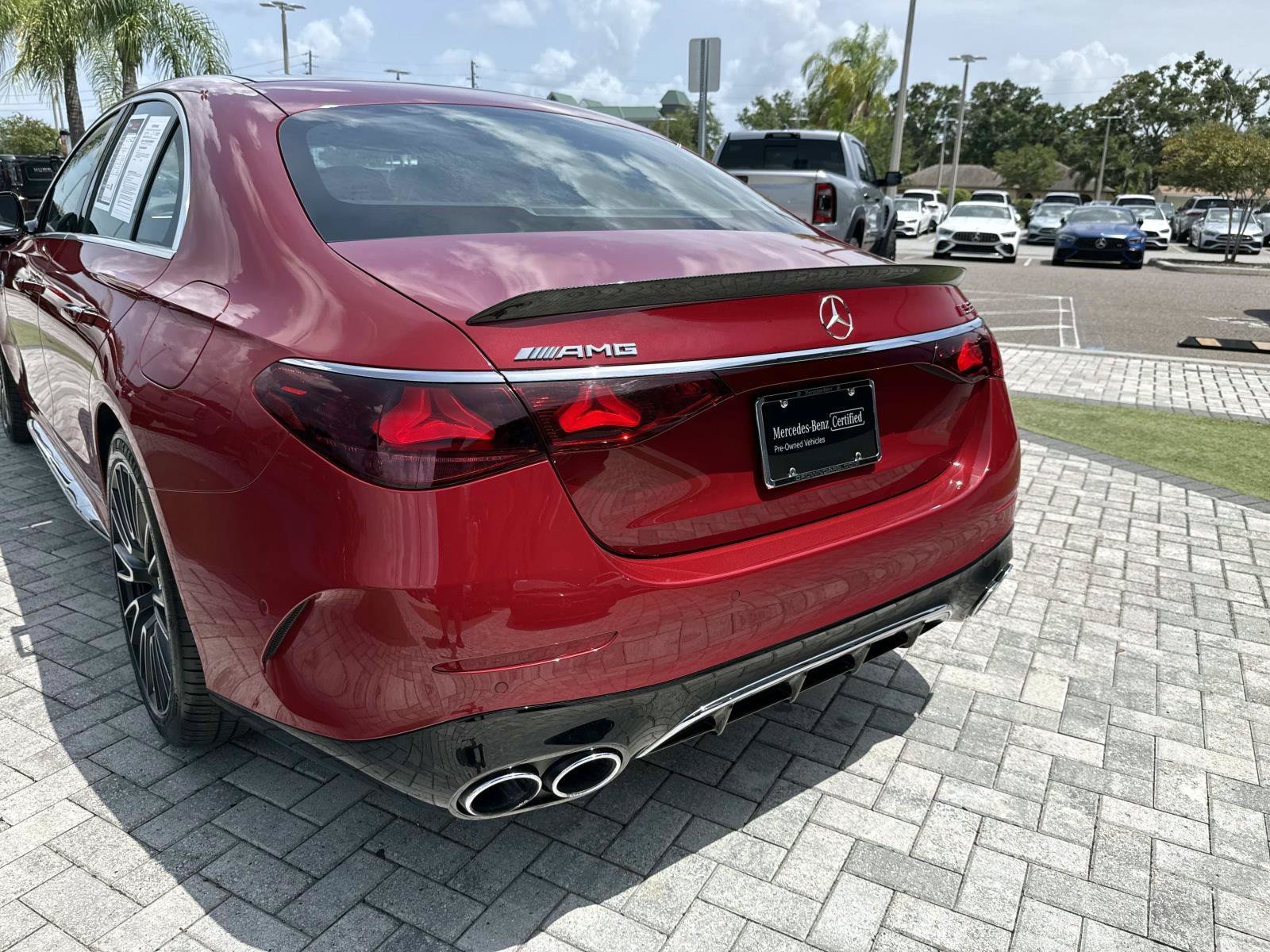 Certified Used 2025 MANUFAKTUR Patagonia Red Mercedes-Benz E 53 AMG® image 9