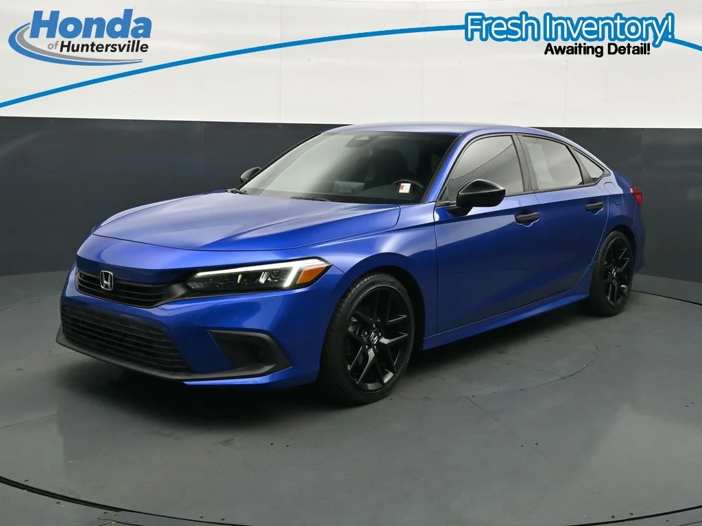 Used 2022 Aegean Blue Metallic Honda Sport image 3