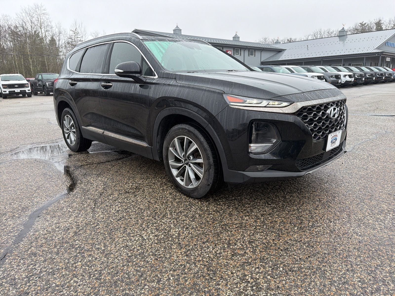 Black 2020 Hyundai Santa Fe 2.4L Limited AWD SUV / Crossover All-Wheel Drive