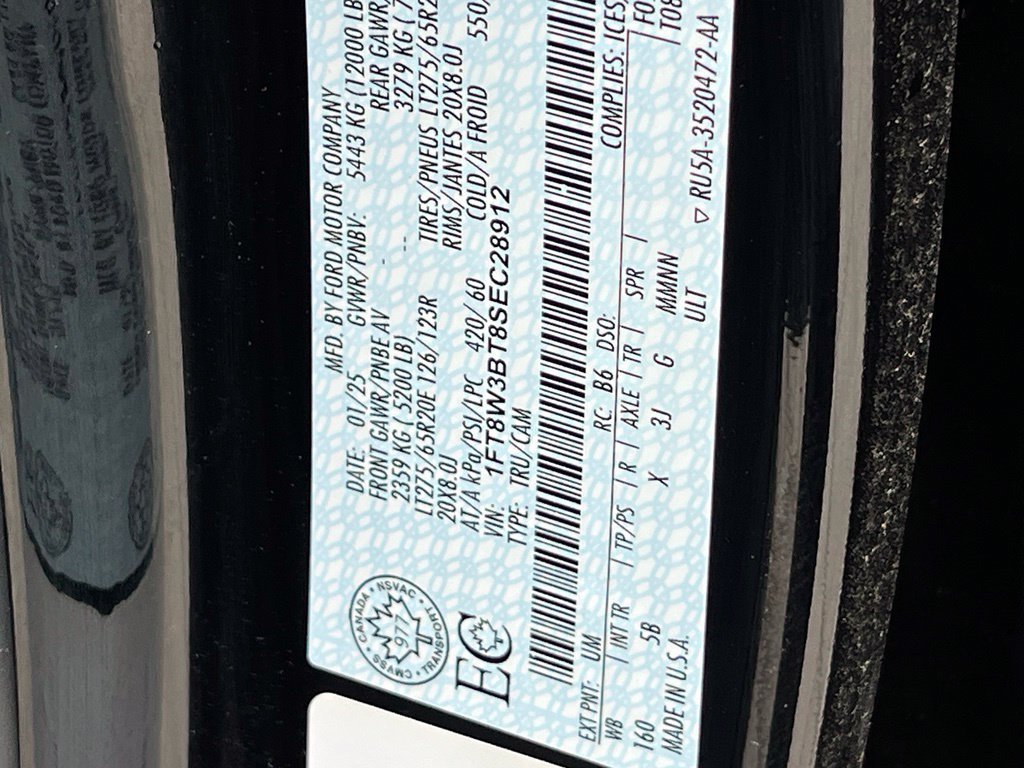 Certified Used 2025 Black Ford Lariat image 21