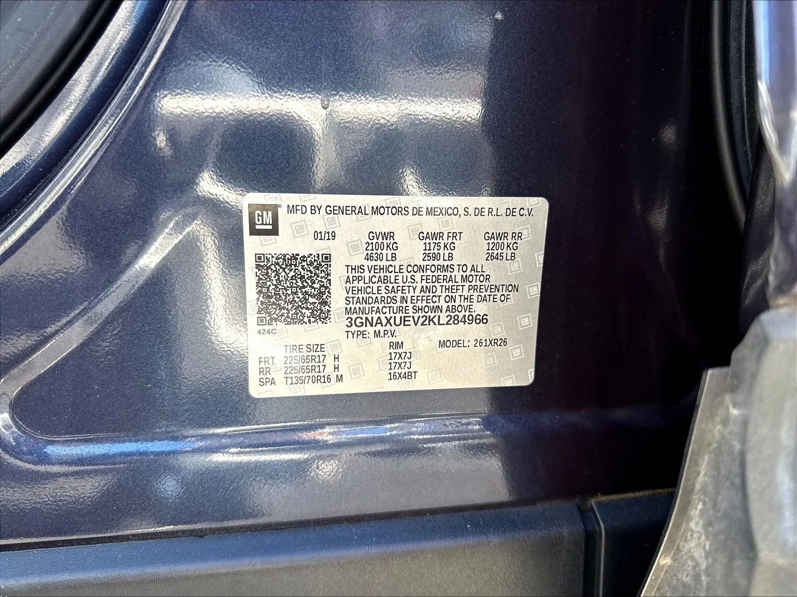 Used 2019 Blue Metallic Chevrolet LT image 22