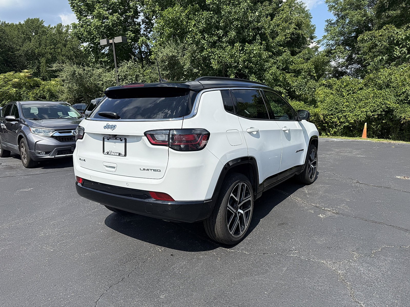 Used 2025 Bright White Clearcoat Jeep Limited image 6