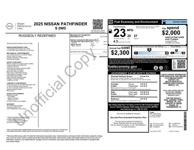 Used 2025 White Nissan S image 32