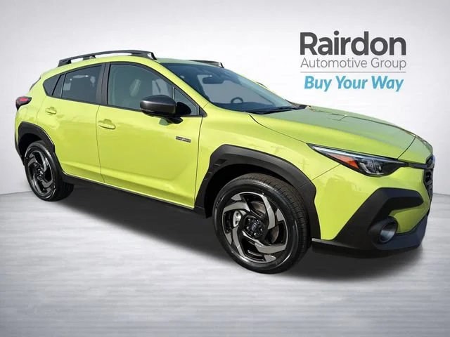 New 2026 Citron Yellow Pearl Subaru Limited Hybrid image 1