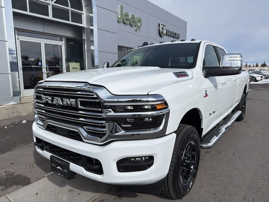 New 2026 Bright White Clear-Coat Exterior Paint RAM Laramie image 3