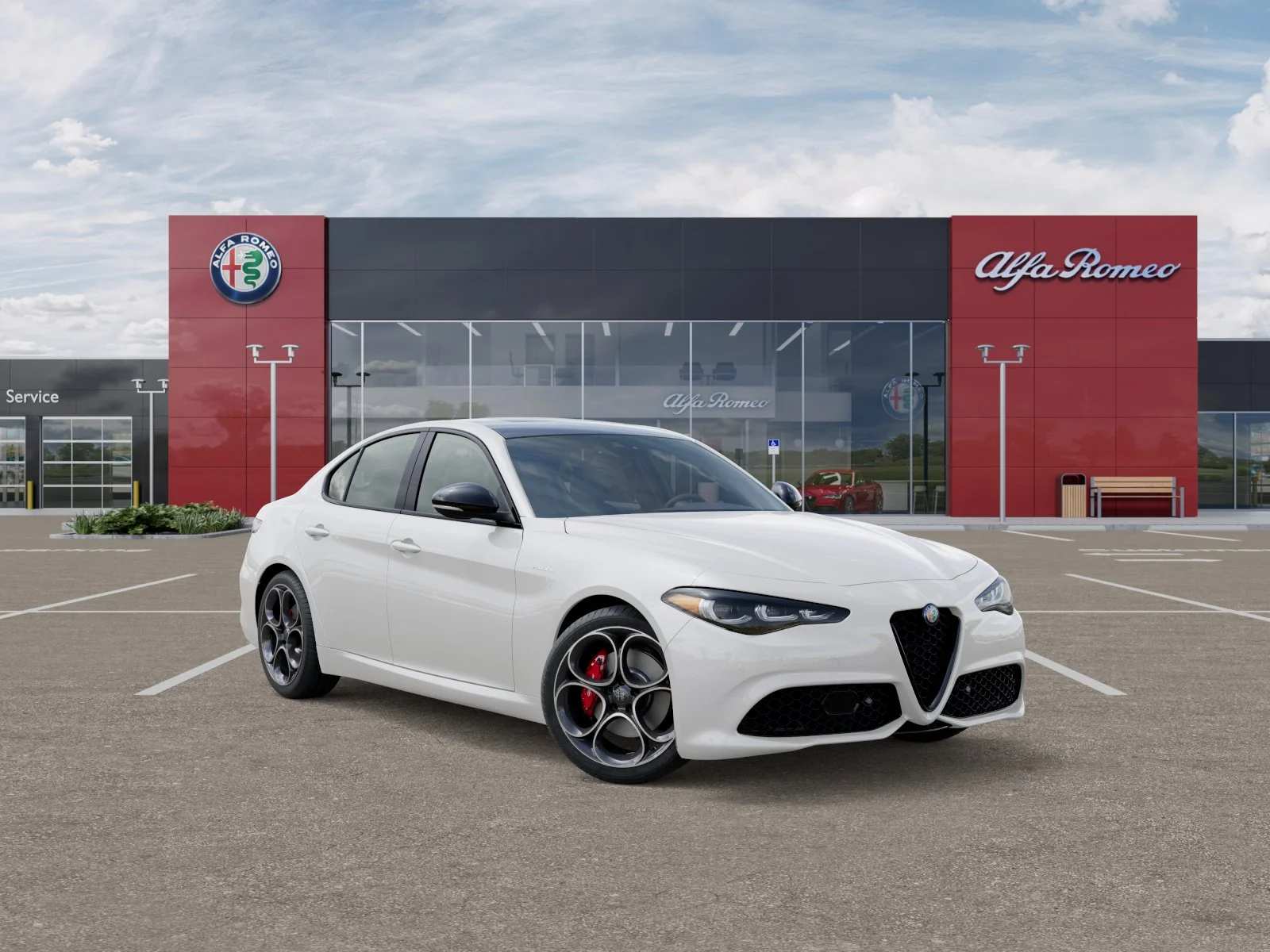 New 2025 Milano White Exterior Paint Alfa Romeo Base image 20