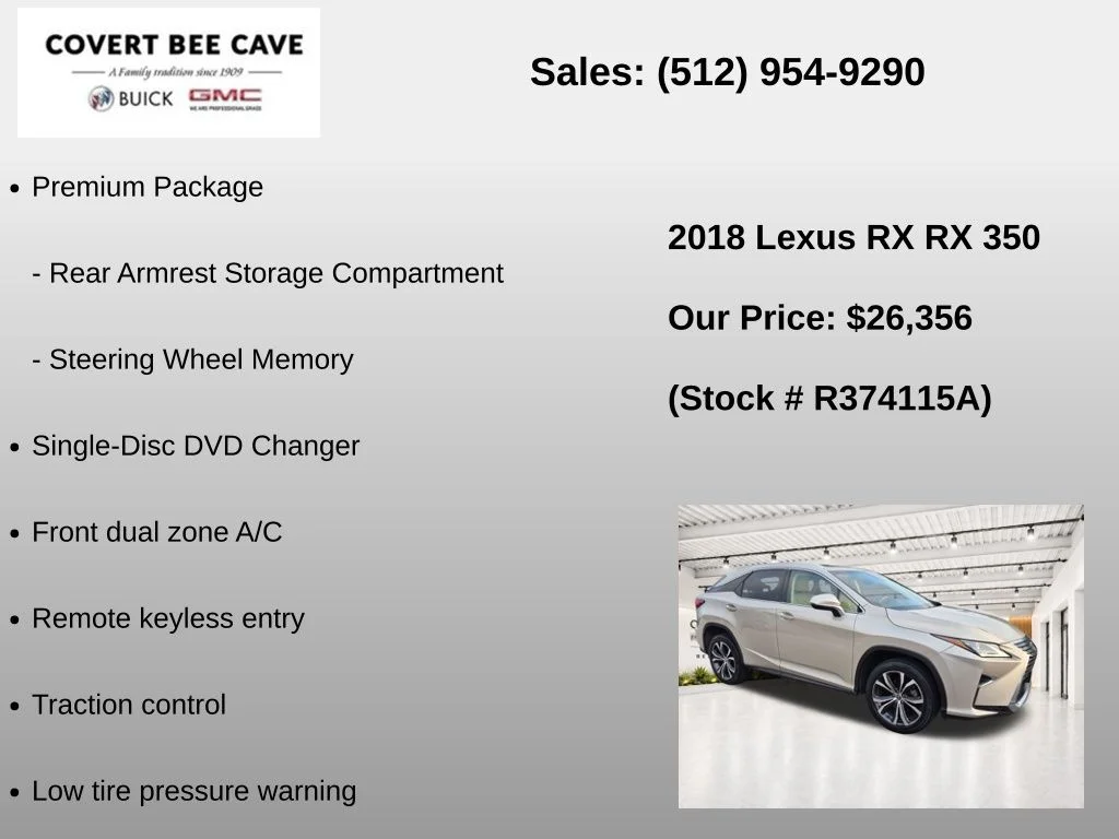 Used 2018 Beige Lexus 350 image 13