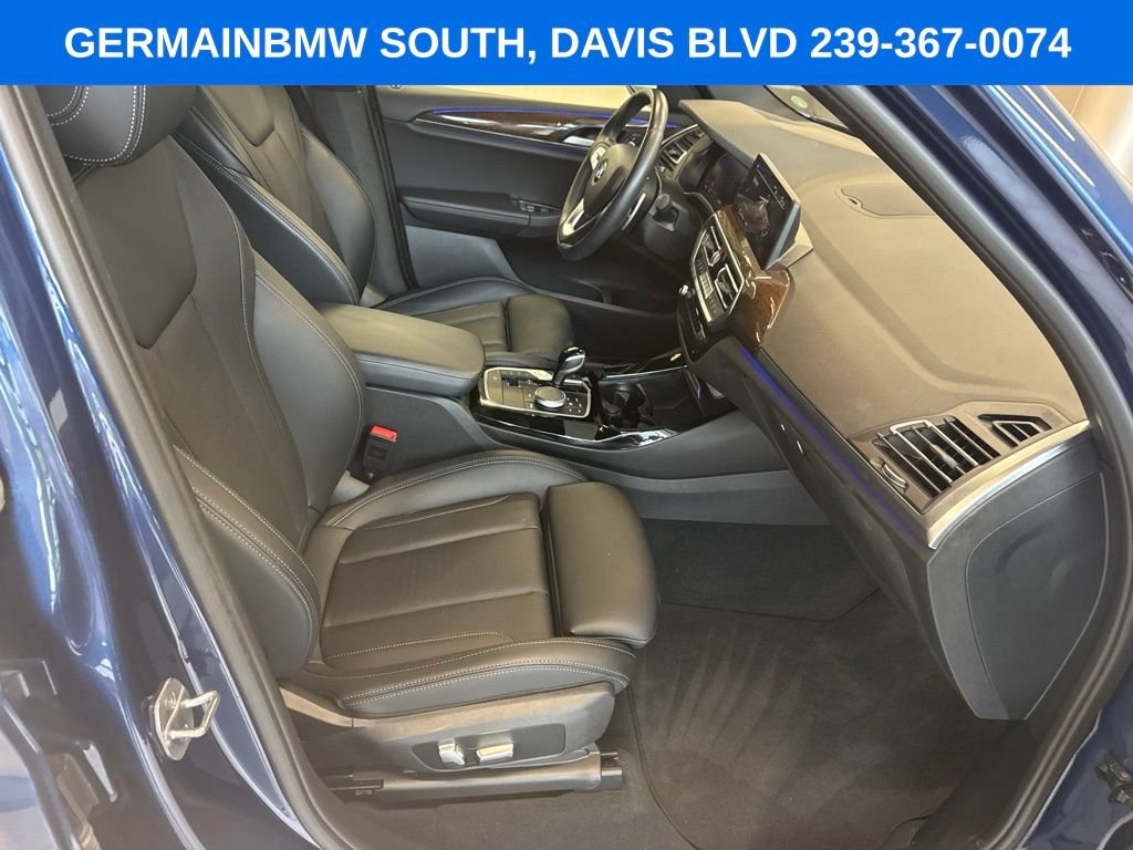 Certified Used 2022 Blue Metallic BMW sDrive30i image 28