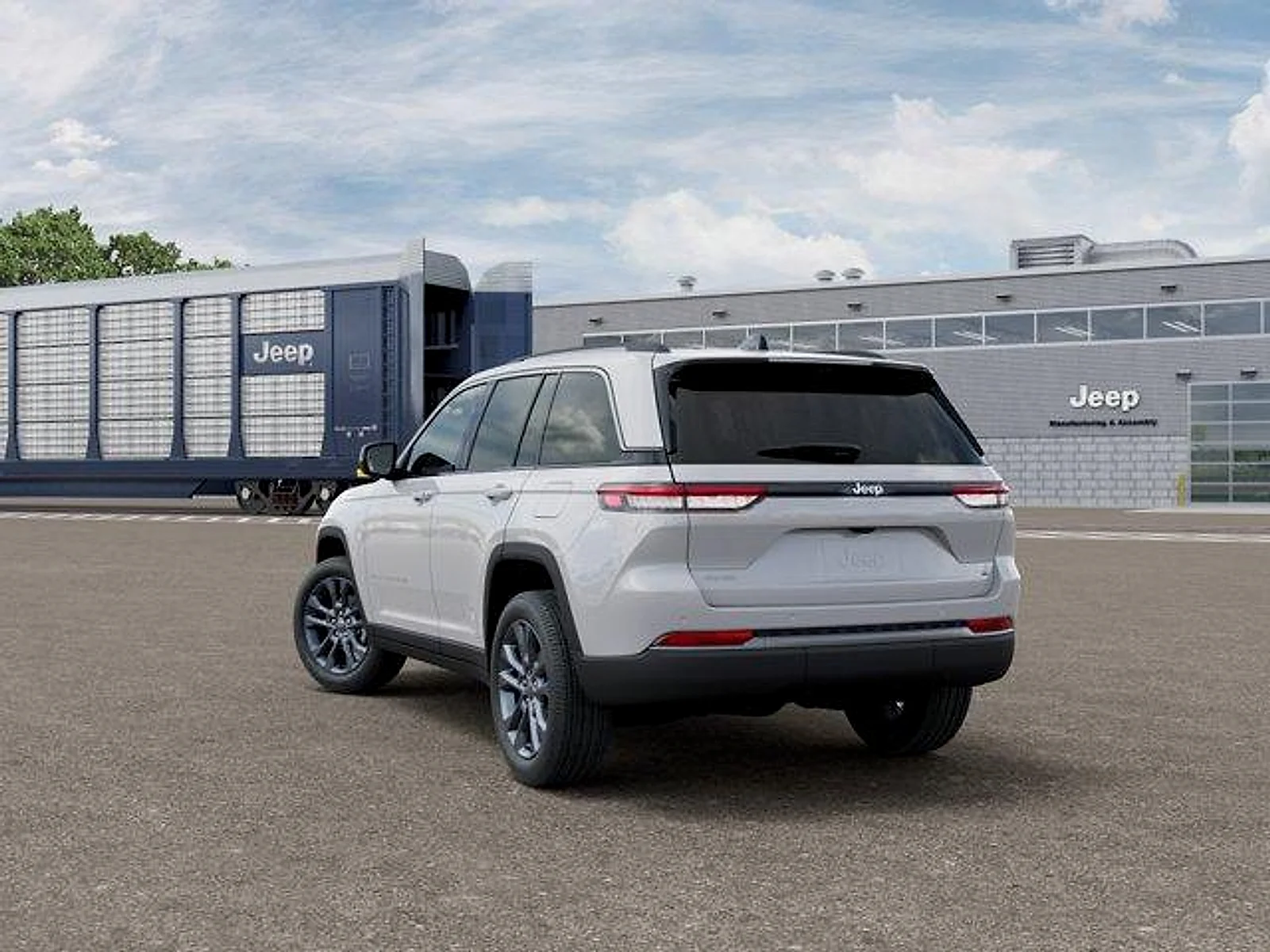 New 2026 Bright White Clear-Coat Exterior Paint Jeep 85th Anniversay Edition 4x4 image 3