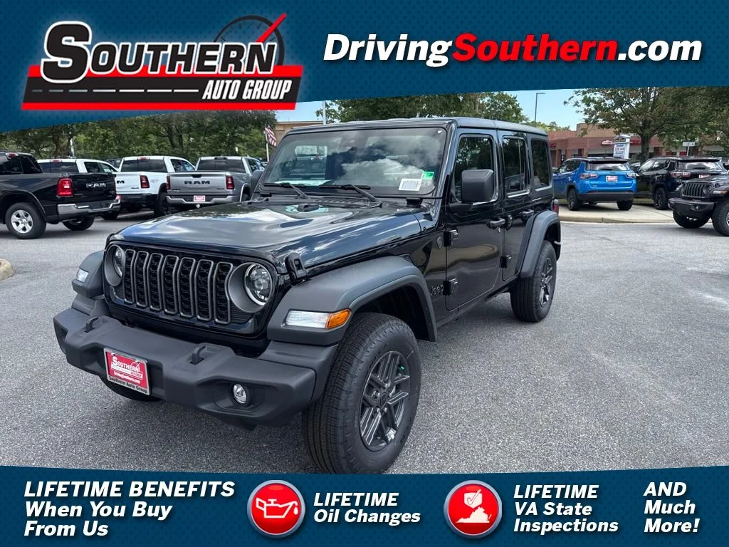New 2025 Black Clearcoat Jeep Sport S image 1