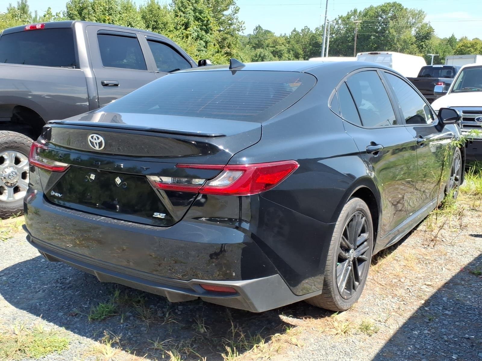 Used 2025 BLACK Toyota SE image 8