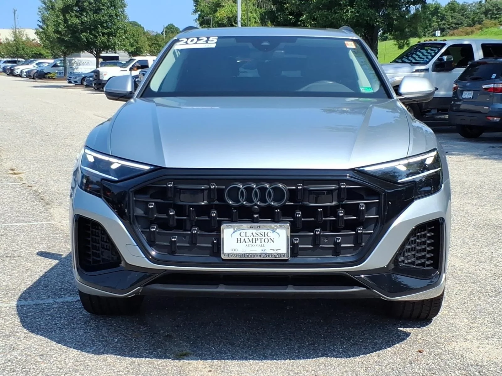 Used 2025 Satellite Silver Metallic Audi Premium Plus image 2