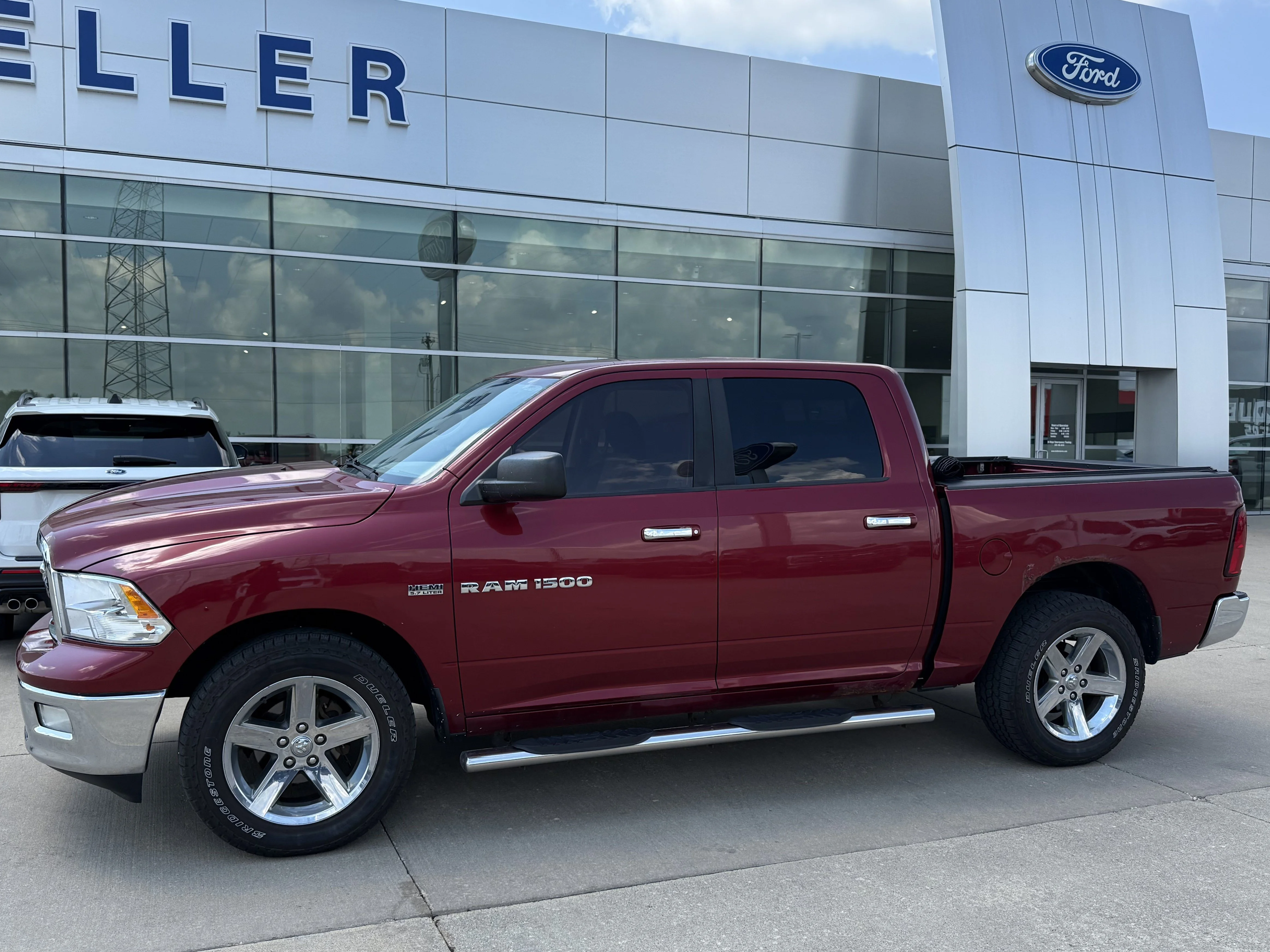 Used 2012 Deep Cherry Red Crystal Pearlcoat Ram Big Horn image 3
