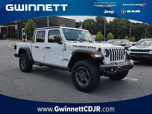 Used 2023 White Jeep Rubicon image 1