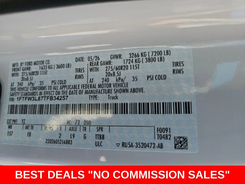 New 2026 Oxford White Ford XLT image 42