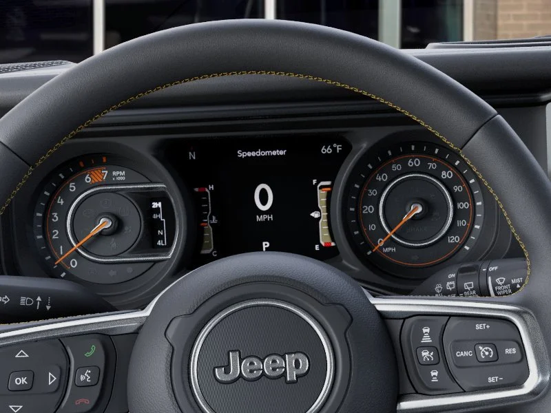 New 2026 Bright White Clear-Coat Exterior Paint Jeep Sahara image 19