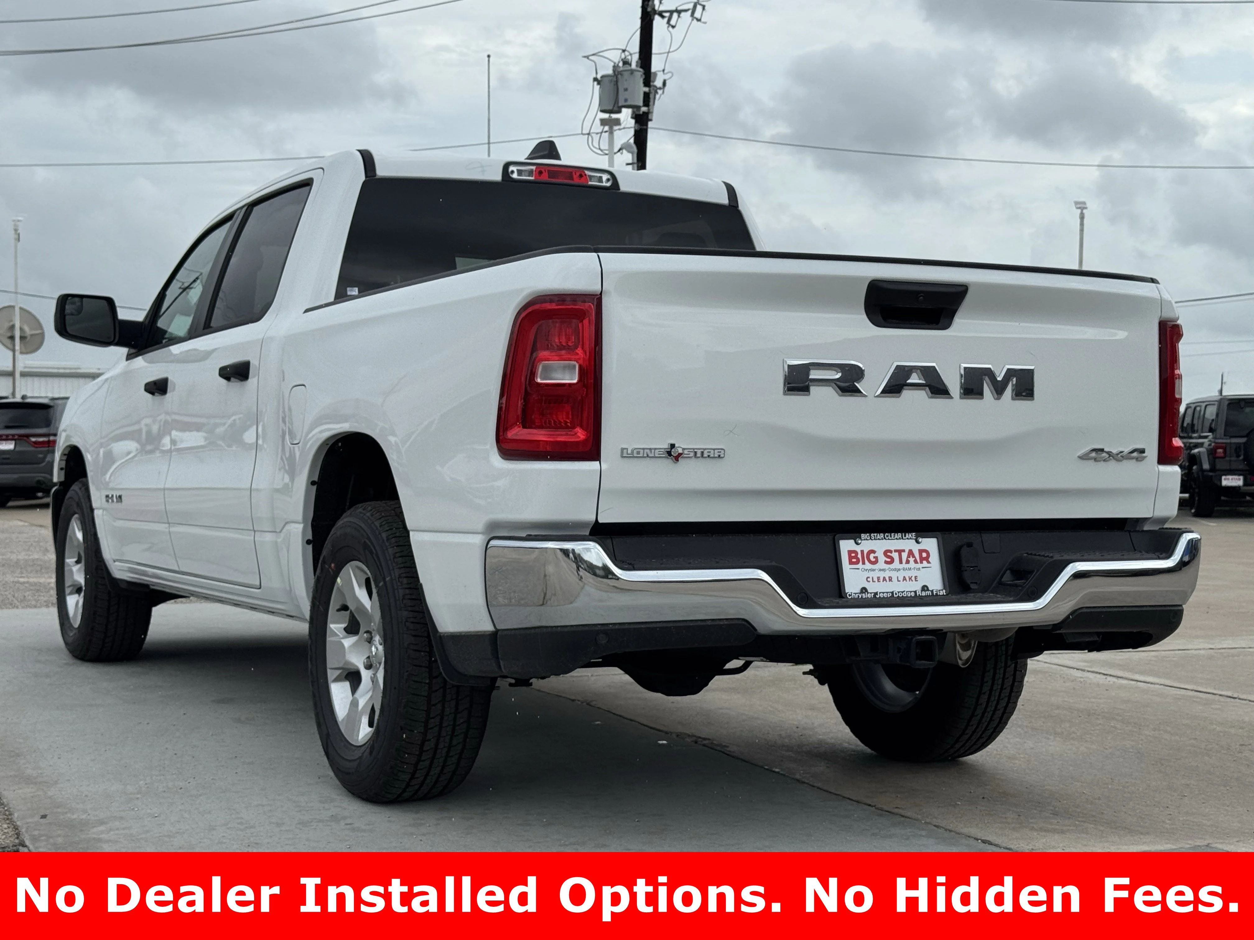 New 2026 Bright White Clearcoat Ram Lone Star image 7