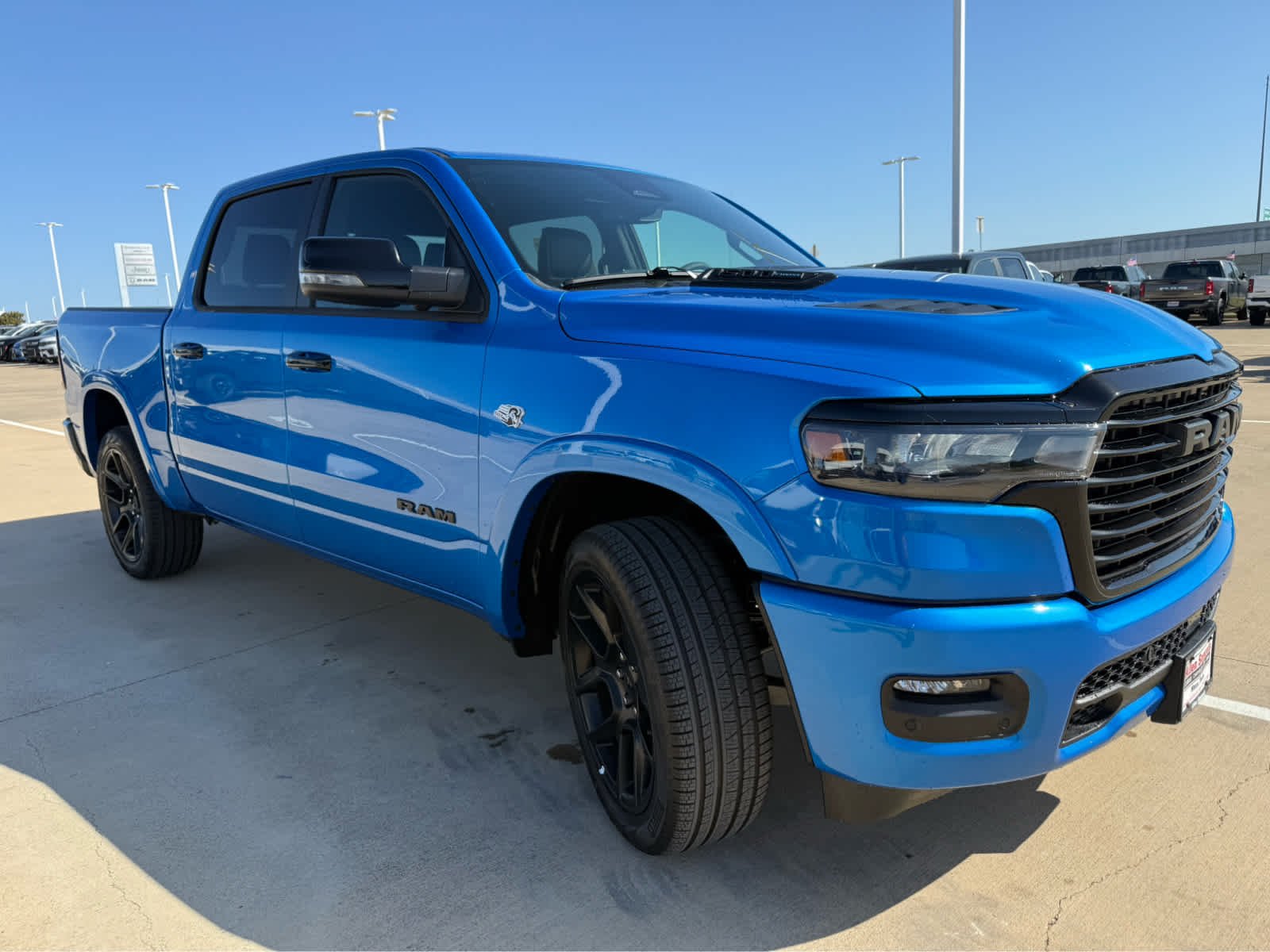 New 2026 Hydro Blue Pearlcoat Ram Laramie image 4