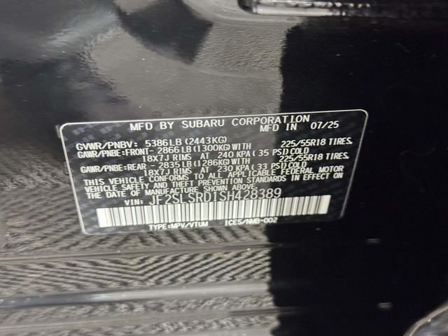 Used 2025 Black Subaru Limited image 16